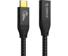„Orico“ USB-C 3.2 prailginimo kabelis 20 Gbps, 4K, 100 W, 1 m