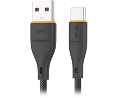 Orno Kabelis USB-A - USB-C laidas Miccell VQ-D06, 2.4A, 1m, juodas