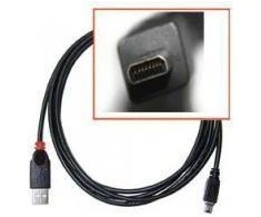 USB laidas Panasonic USB-A - 8 kontaktų 1,8 m Juoda