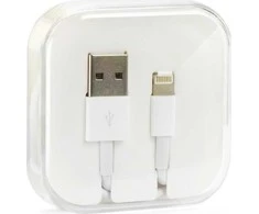 OEM kabelis USB A į Lightning 1A HD4 dėžutė 1 m baltas