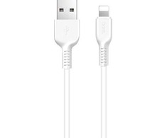 USB kabelis Hoco X13 Easy charged "lightning" 1m baltas