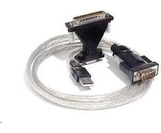 USB kabelis PremiumCord USB-A - RS-232 Juodas (ku2-232)