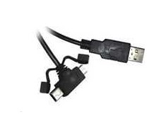 Kabelis USB PremiumCord USB-A - 2 m (ku2m2y)