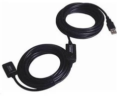 PremiumCord USB-A – USB-A USB laidas 20 m Juodas (2960103209952)