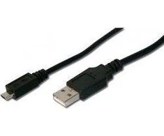 USB kabelis PremiumCord USB-A - mikroUSB 1,5 m Juoda (ku2m15f)