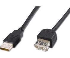 USB kabelis PremiumCord USB-A - USB-A 2 m Juodas (kupaa2Bk)