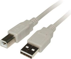 USB kabelis PremiumCord USB-A - USB-B 0,5 m Pilkas (ku2ab05)