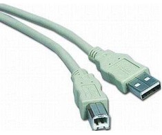 USB kabelis PremiumCord USB-A - USB-B 2 m Pilkas (ku2ab2)