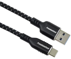 Kabelis USB PremiumCord USB-A - USB-C 2 m Baltai-juoda (ku31cx2)