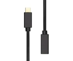 USB kabelis ProXtend USB-C - USB-C 1 m Juodas (JAB -7587555)