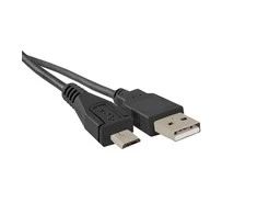 Qoltec USB laidas USB-A – microUSB 0,25 m juodas (50494)