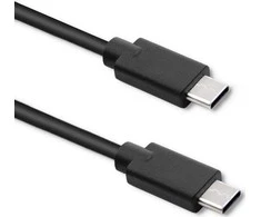 QOLTEC 52348 USB 2.0 cable type C male USB 2.0 type C male 3m Juodas