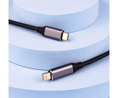 USB laidas Reagle Thunderbolt - mini DisplayPort 1,8 m juodas-sidabrinis