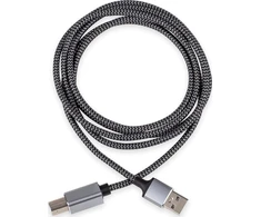 USB kabelis Reagle USB-A - USB-B 3 m Sidabrinis