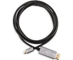 Kabelis USB Reagle USB-C - DisplayPort 1.8 m Juodai-sidabrinė