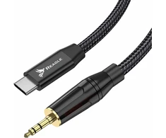 USB laidas Reagle USB-C - mini Jack 3.5 mm 5 m Juodas