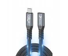 USB laidas Reagle USB-C - USB-C 2 m Juodas (RPC200P)