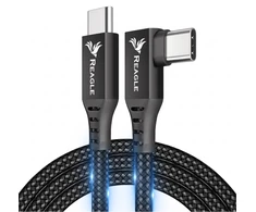 Kabelis USB Reagle USB-C - USB-C 5 m Juodas