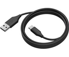 Kabelis USB Realpower USB-A - USB-C 1 m Juodas (439631)