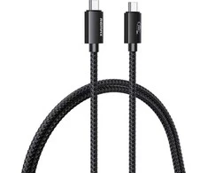 USB-C laidas USB-C Remax Ladon, USB4.0, RC-C039, 1m, 240W, (juodas)