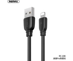 USB Lightning Remax Suji Pro laidas, 1m (juodas)