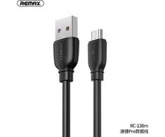 USB Micro Remax Suji Pro laidas, 1m (juodas)