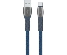 Kabelis USB RivaCase USB-A - USB-C 1.2 m Mėlyna (PS 6102 BL12)
