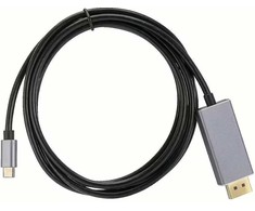 „RoGer“ USB-C–DisplayPort kabelis, 4K@60Hz / 1,8 m