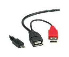 Roline USB laidas 1 m juodas (19/08/1009)
