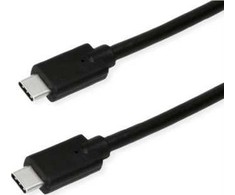 Kabelis USB Roline USB-C - USB-C 2 m Juodas (11.44.9073)