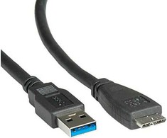USB kabelis Roline USB-A - 0,8 m Juodas (11.02.8873)