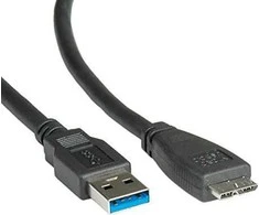 USB kabelis Roline USB-A - 0,8 m Juodas (11.02.8873)