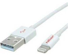 Roline USB-A USB laidas – 1 m baltas (JAB-2081282)