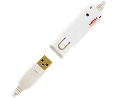Kabelis USB Roline USB-A - 12 m Baltas (12.04.1086)