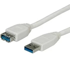Roline USB kabelis USB-A – 1,8 m baltas (11.02.8978)