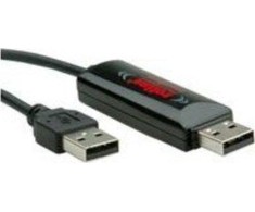 USB kabelis Roline USB-A - USB-A 1,2 m Juodas (11.02.9189)