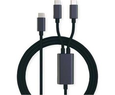 „Roline USB-C“ – 2 x USB-C USB laidas, 1,85 m juodas (11.02.8308)