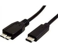 Kabelis USB Roline USB-C - micro-B 0.5 m Juodas (JAB-2600429)