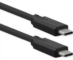 Kabelis USB Roline USB-C - USB-C 0.5 m Juodas (0001-00020-42480)
