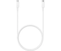 112803 EP-DN980BWE Samsung USB-C/USB-C duomenų kabelis 1m baltos spalvos (Bulk)