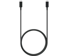 Kabelis USB Samsung USB-C - USB-C 1.8 m Juodas (Usb Type-C To Type-C Juodas)