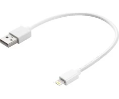 Sandberg USB>Lightning MFI 0,2m Balta