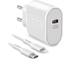 SBS Mobile Įkroviklis 1 x USB-C 3 A (TETRKITPD20LIGW)