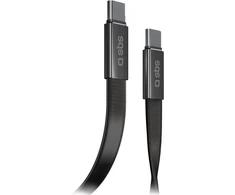 Cable SBS USB-C/USB-C, 60W, 1m, Flat Connector, Juoda
