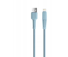 TelForceone Setty kabelis USB - Lightning 1,5 m 2,1A KSA-L-1.523 mėlynas