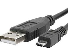 Sharkoon USB 2.0 Kabelis, USB-A Stecker > Mini-USB Stecker (juodas, 2,0 Meter, doppelt geschirmt)