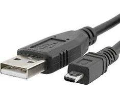 Sharkoon USB 2.0 Kabelis, USB-A Stecker > Mini-USB Stecker (juodas, 2,0 Meter, doppelt geschirmt)