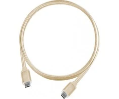 USB kabelis SilverStone USB-C - USB-C 0,5 m aukso (52039)