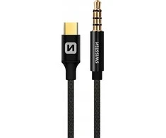 Swissten Kabelis USB Sourcing USB-C - mini Jack 3.5 mm 1.5 m Juodas (73501303)