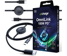 3mk incharge OmniLink 100W PD 1.5m juoda
